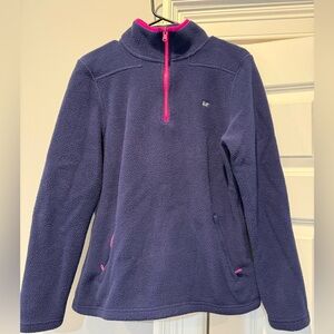 Fleece Vineyard Vines Quarter Zip with Pockets